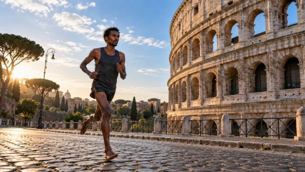 Abebe Bikila : le coureur légendaire du marathon romain