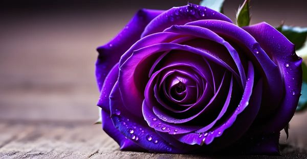 La magie et la signification de la rose violette dévoilées